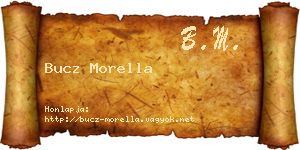 Bucz Morella névjegykártya